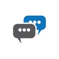 Buble Chat Icon Vector Illustration Design Logo