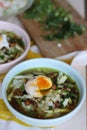 Bubur ayam chicken congee Royalty Free Stock Photo