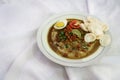 Bubur ayam in indonesia Royalty Free Stock Photo