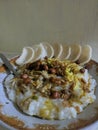 Bubur ayam indonesia food Royalty Free Stock Photo