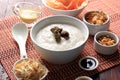 Bubur Ayam or Indonesian Rice Chicken Porridge