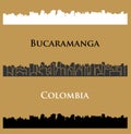 Bucaramanga, Colombia city silhouette