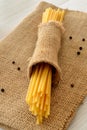 Bucatini pasta Royalty Free Stock Photo