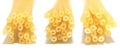 Bucatini pasta noodles Royalty Free Stock Photo