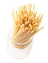 Bucatini spaghetti pasta Royalty Free Stock Photo