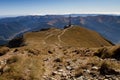 Bucegi Mountain Cross on Caraiman peak Royalty Free Stock Photo