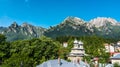 Bucegi Mountain view from Busteni