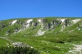 Bucegi Mountains in centralÃÂ Romania with unusual rock formations SphinxÃÂ andÃÂ Babele Royalty Free Stock Photo