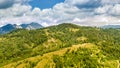 Bucegi mountains panorama Royalty Free Stock Photo