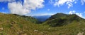 Bucegi mountains plateau with peak Costila Royalty Free Stock Photo