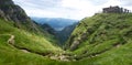 Bucegi Mountains Valley panorama Carpathians