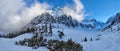 Bucegi mountains view Royalty Free Stock Photo