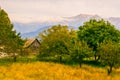 Bucegi Mountains view Royalty Free Stock Photo