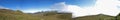 Bucegi plateau panorama view at Furnica peak Royalty Free Stock Photo
