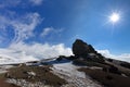 The Bucegi Sphinx , Romania Royalty Free Stock Photo