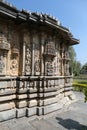 Bucesvara Temple, Koravangala, Hassan, Karnataka state, India. This Hoyasala architectural temple was built in 1173 A.D Royalty Free Stock Photo