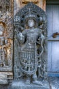 Bucesvara Temple, Koravangala, Hassan, Karnataka state, India. This Hoyasala architectural temple was built in 1173 A.D Royalty Free Stock Photo