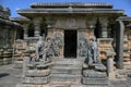 Bucesvara Temple, Koravangala, Hassan, Karnataka state, India. This Hoyasala architectural temple was built in 1173 A.D Royalty Free Stock Photo