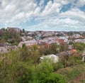 Buchach town spring view (Ukraine Royalty Free Stock Photo