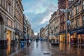 Buchanan Street in Glasgow, Scotland Royalty Free Stock Photo