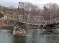 Buchanan, Virginia`s historic swinging bridge