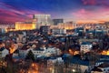 Bucharest Aerial View Royalty Free Stock Photo