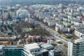 Bucharest - aerial view Royalty Free Stock Photo