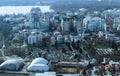Bucharest - aerial view Royalty Free Stock Photo