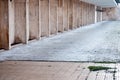 Bucharest Baneasa Station platform Royalty Free Stock Photo