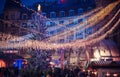 Bucharest Christmas Market, December 2015 Royalty Free Stock Photo