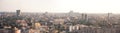 Bucharest city landmark view panorama