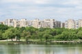 Bucharest Communist Apartment Blocks Skyline View Royalty Free Stock Photo