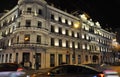 Bucharest,December 1st:Hotel du Boulevard by Night from Bucharest in Romania