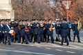 Bucharest military fanfare at 1st December parade 