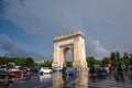 Bucharest after heavy rain and thunderstorm ,Bucharest city after heavy rain during the summer time. Royalty Free Stock Photo