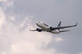 Bucharest international air show BIAS, Tarom boeing 737-700 low pass over Baneasa airport