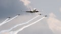 Bucharest international air show BIAS, Tarom boeing 737-700 low pass over Baneasa airport