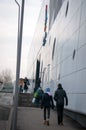 Bucharest mall walkway