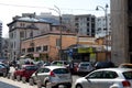 BUCHAREST - MARCH 17: George Enescu street in Bucharest. Photo taken on March 17, 2018