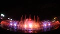 Bucharest New Unirii Square big fountain footage of inauguration by Apa Nova