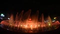 Bucharest New Unirii Square big fountain footage of inauguration by Apa Nova