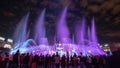 Bucharest New Unirii Square big fountain, inauguration by Apa Nova