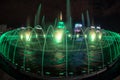 Bucharest New Unirii Square big fountain, inauguration by Apa Nova