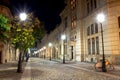 Bucharest by night - The Historic centre Royalty Free Stock Photo