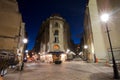 Bucharest by night - The Historic centre Royalty Free Stock Photo