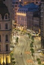 Bucharest night scene Royalty Free Stock Photo