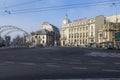Romana square and the Bucharest University of Economic Studies