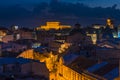 Bucharest old town at night