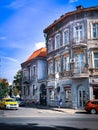 Bucharest old town street view