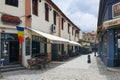 Bucharest old town street view Royalty Free Stock Photo